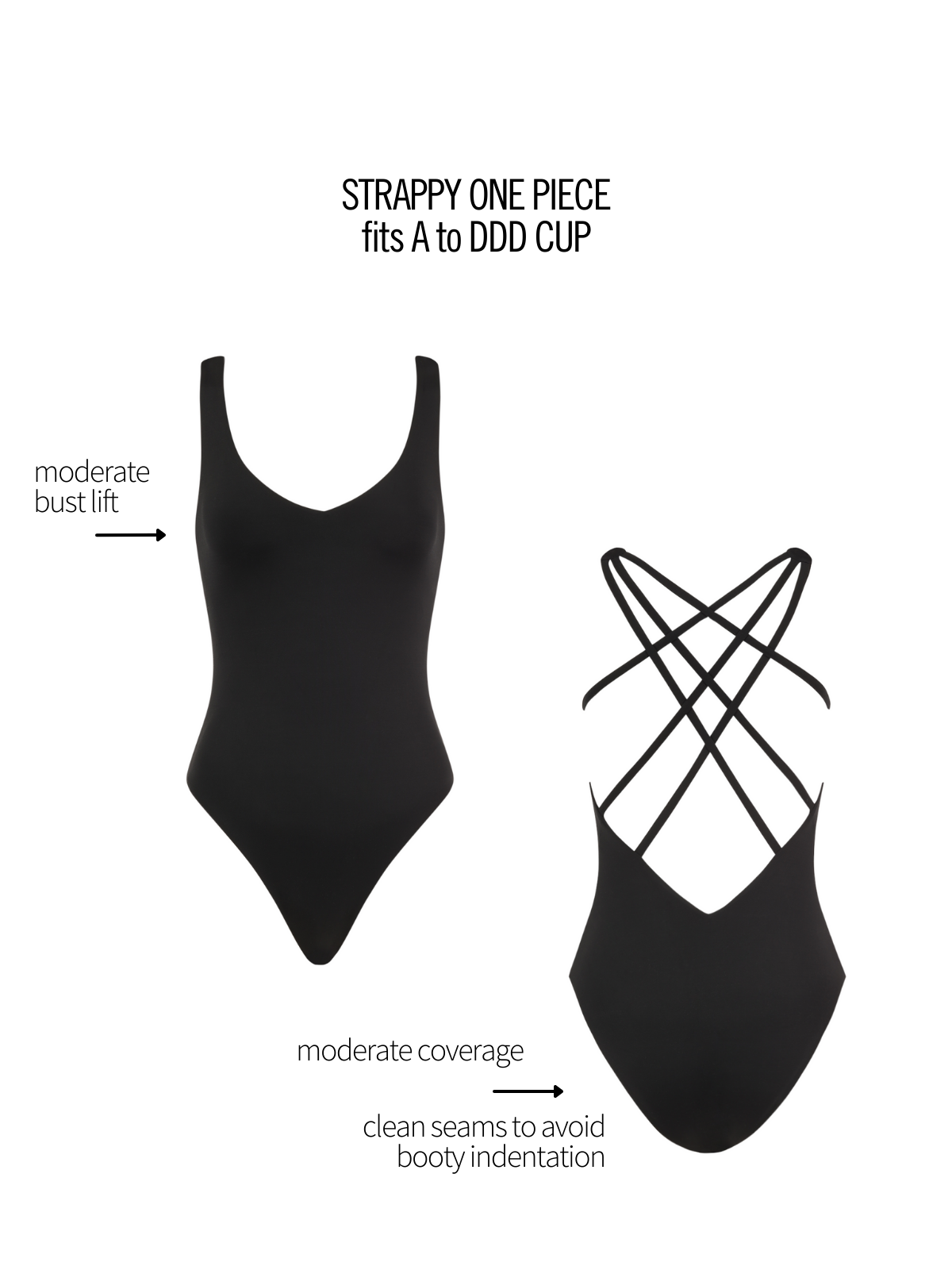 ANASTACIA STRAPPY ONE-PIECE