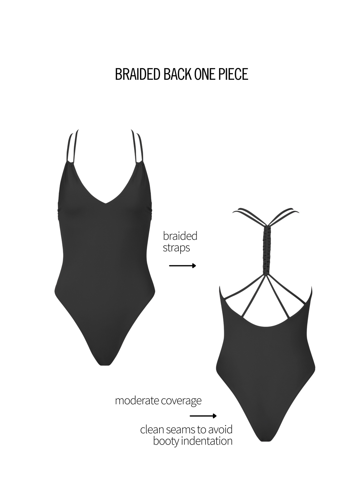 GIOVANNA BRIADED ONE-PIECE