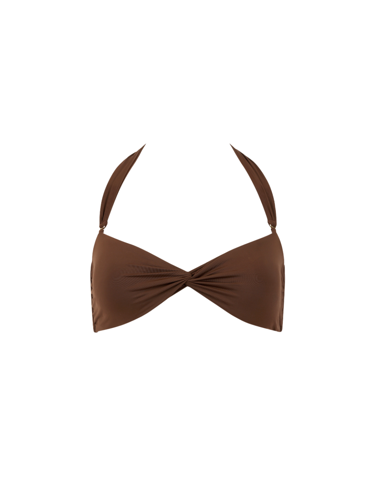 Adeline Bandeau Top in Chocolate Brown