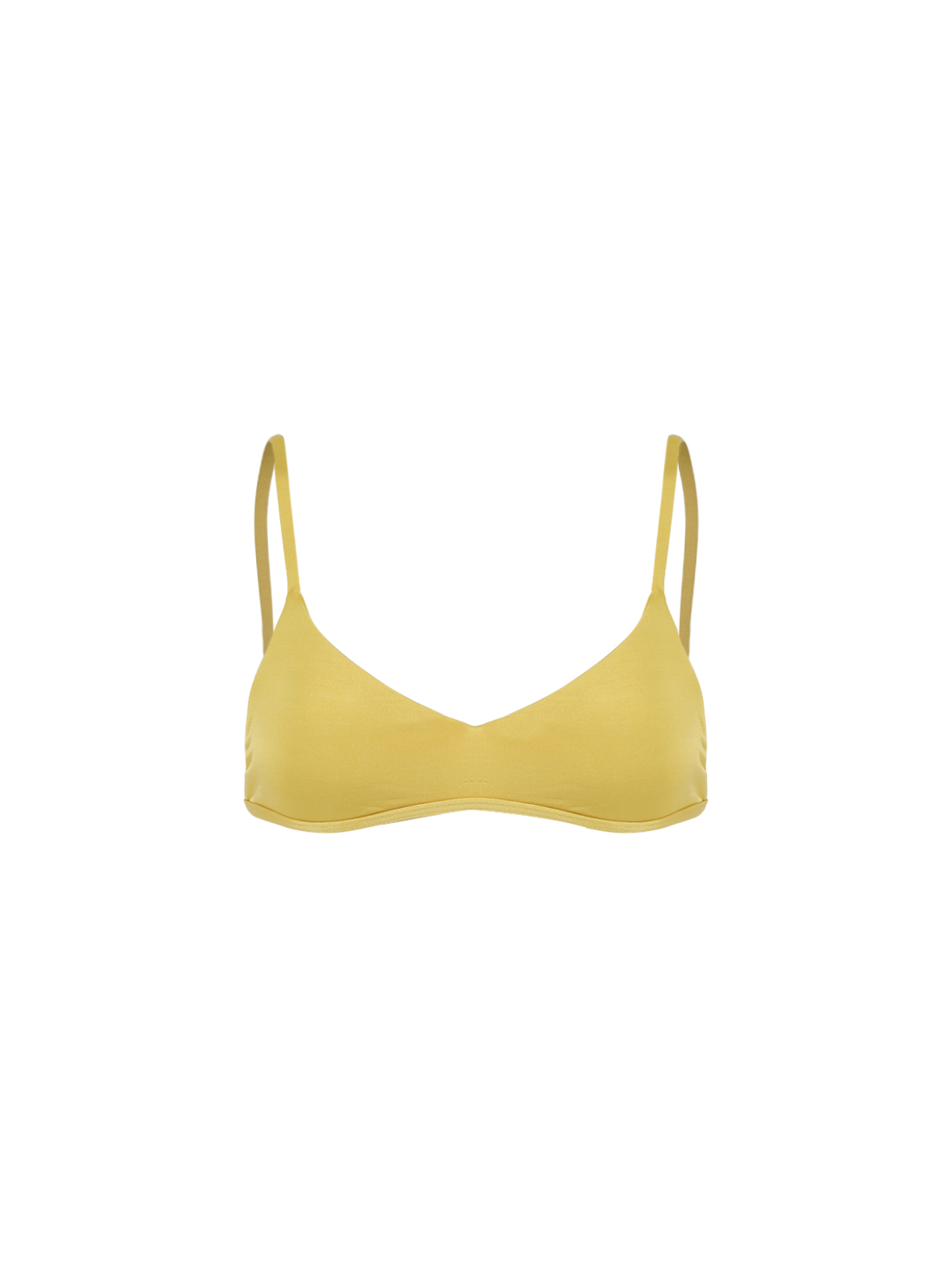 yellow string top