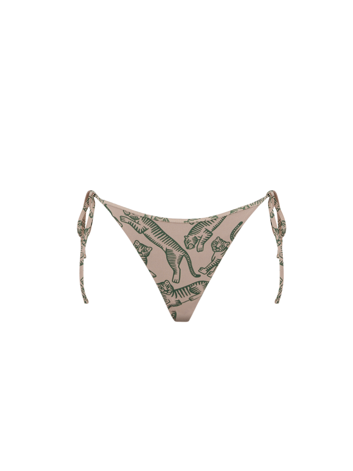 Gabriela String Bikini Bottoms - Tiger